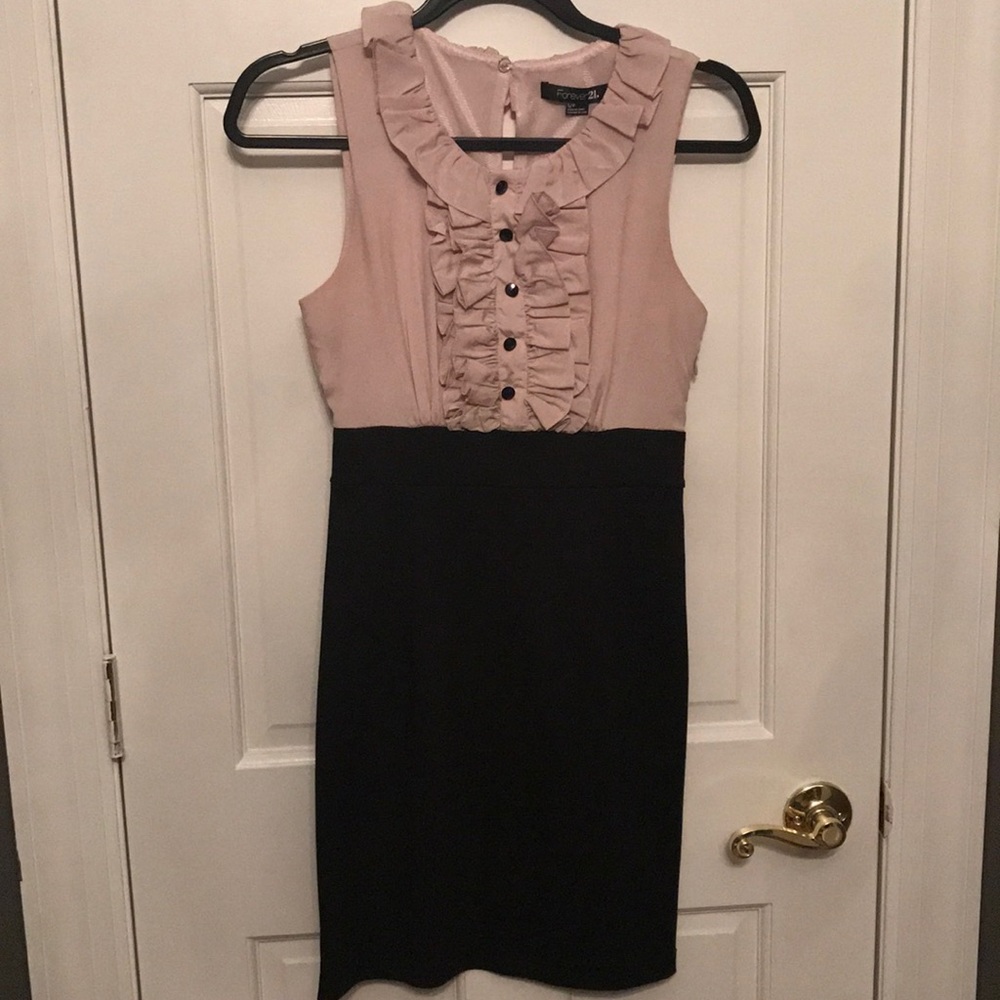 Pink and black Forever 21 dress